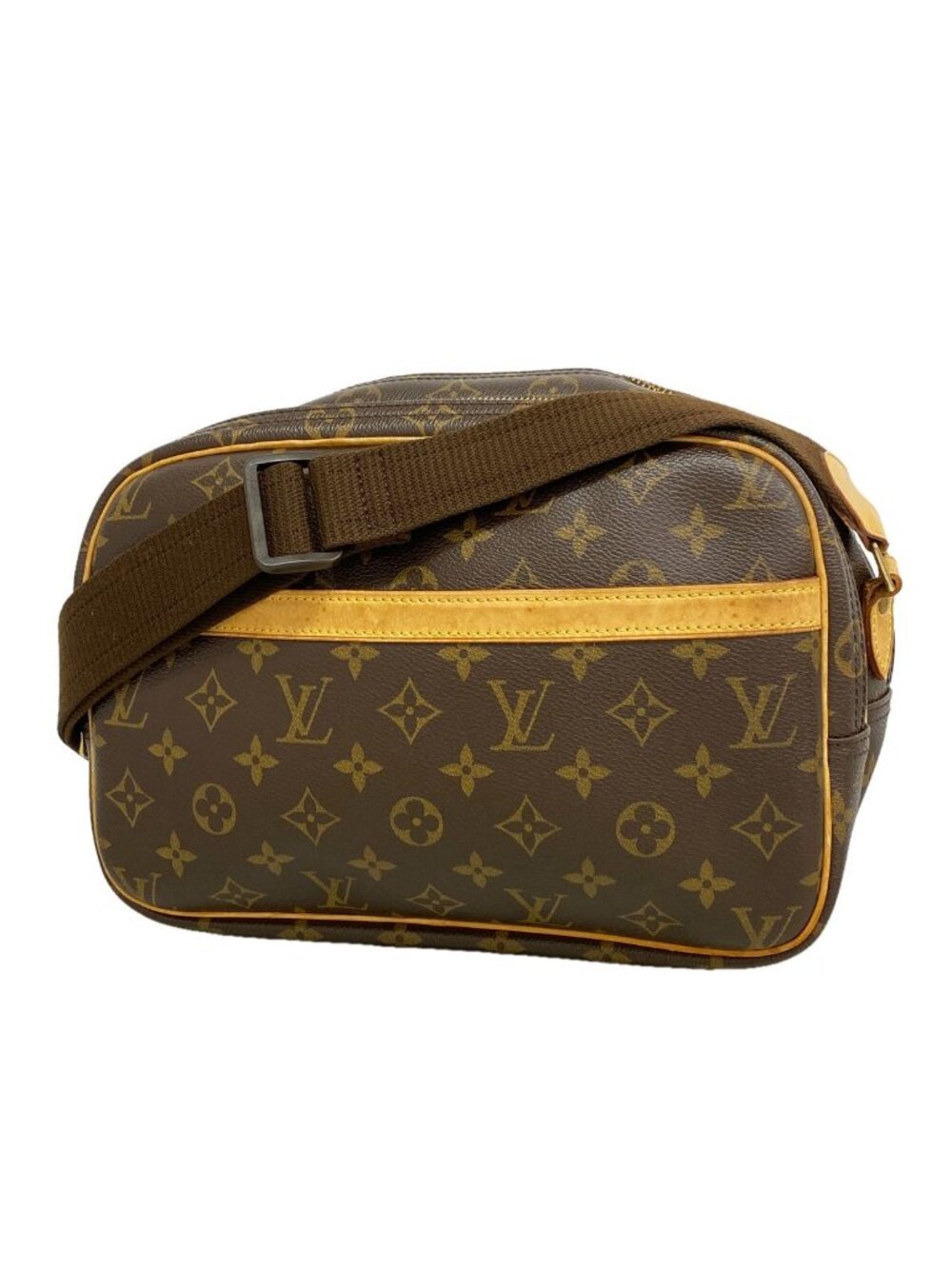 Louis Vuitton Shoulder Bag Monogram Reporter PM Brown